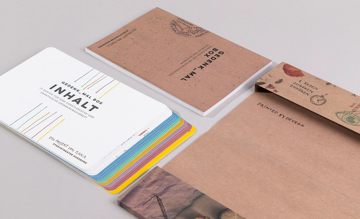 Individuelle Mappe mit Kartenset und Booklet